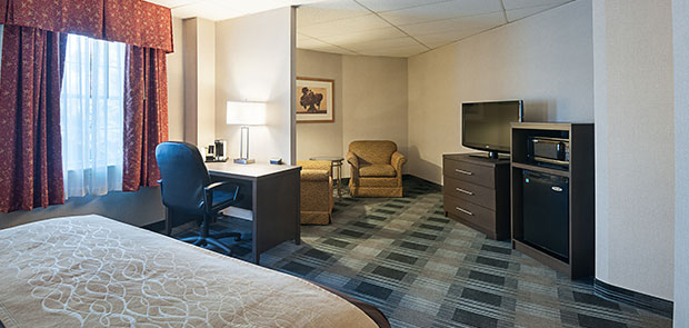 Queen Bed Guestroom at Comfort Inn Ballston, Arlington Queen Bed Guestroom at Comfort Inn Ballston, Arlington