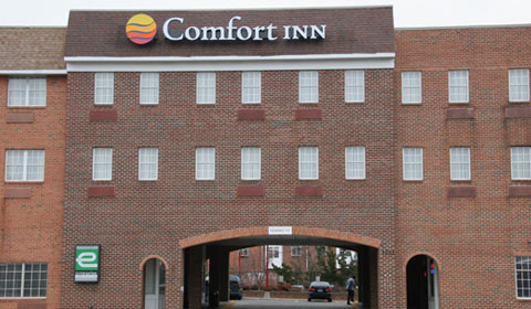 Location of Comfort Inn Arlington at Ballston, Arlington